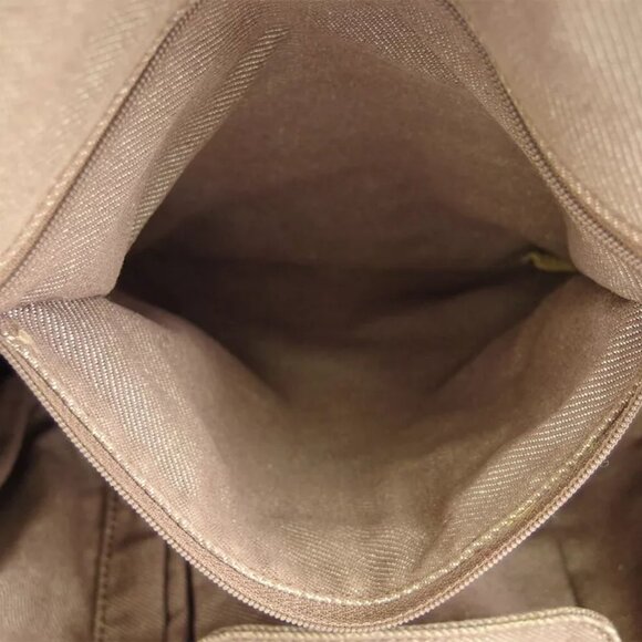 CELINE shoulder bag macadam pink coating canvas ?~ leather Authentic - Picture 8 of 9